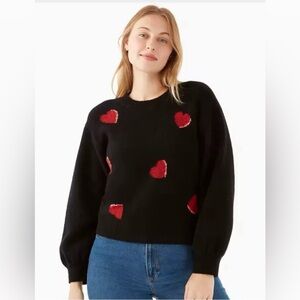 Kate Spade hearts sweater
